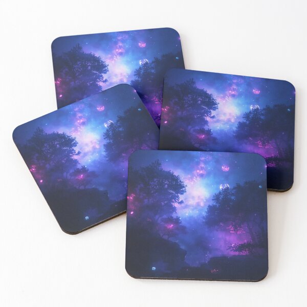 Item preview, Nebula Light Seed Forest Alien Fantasy Landscape designed and sold by Luminous Wilds.