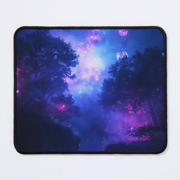 Item preview, Nebula Light Seed Forest Alien Fantasy Landscape designed and sold by Luminous Wilds.