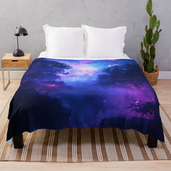 Item preview, Nebula Light Seed Forest Alien Fantasy Landscape designed and sold by Luminous Wilds.