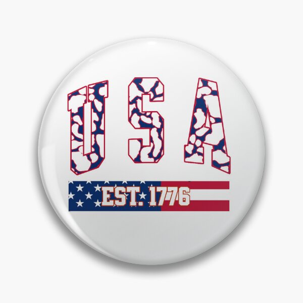 Item preview, USA Est 1776 Mosaic Varsity Patriotic Flag Design designed and sold by DjFreeq.