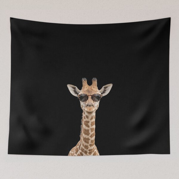 Item preview, Cute Baby Giraffe Wearing Sunglasses Funny designed and sold by RareLavender.