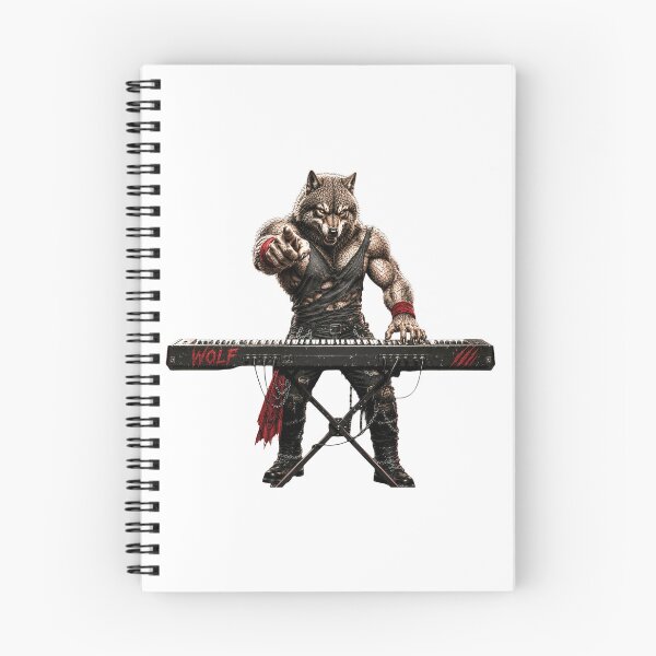 Item preview, Metal Wolf Keyboard Player Gifts For Musicians designed and sold by Bisonia.