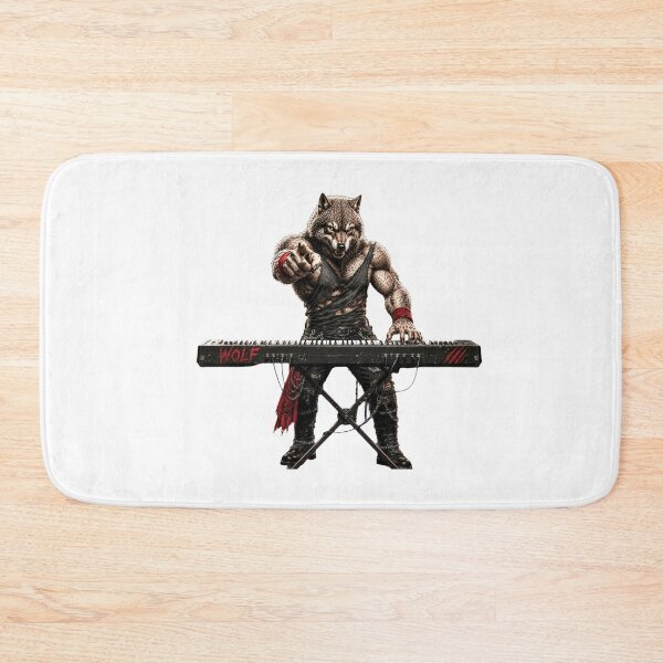Item preview, Metal Wolf Keyboard Player Gifts For Musicians designed and sold by Bisonia.