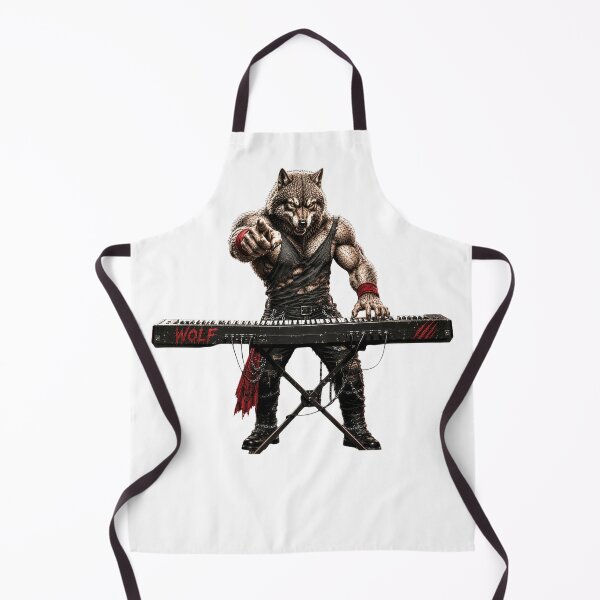 Item preview, Metal Wolf Keyboard Player Gifts For Musicians designed and sold by Bisonia.