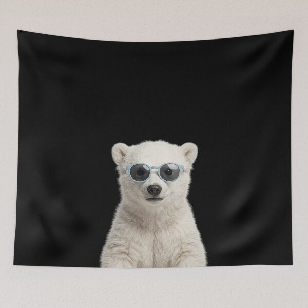 Item preview, Cute Baby Polar Bear Wearing Sunglasses Funny designed and sold by RareLavender.