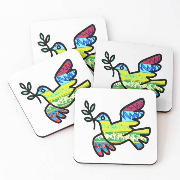 Item preview, Peace Art Rainbow Dove 222222 designed and sold by LowEndGraphics.
