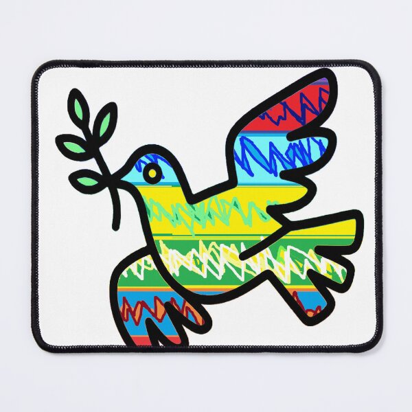 Item preview, Peace Art Rainbow Dove 222222 designed and sold by LowEndGraphics.