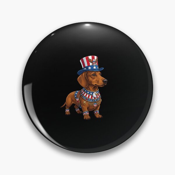 Item preview, Patriotic Dachshund Spirit Funny Gifts designed and sold by Domel9674.