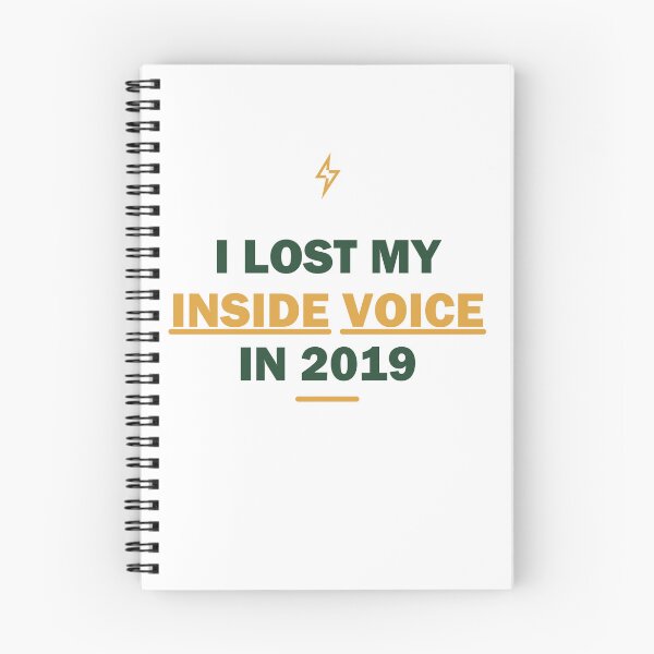 Item preview, I lost my inside voice in 2019 - Gift - Light Edition designed and sold by Harlo.co.