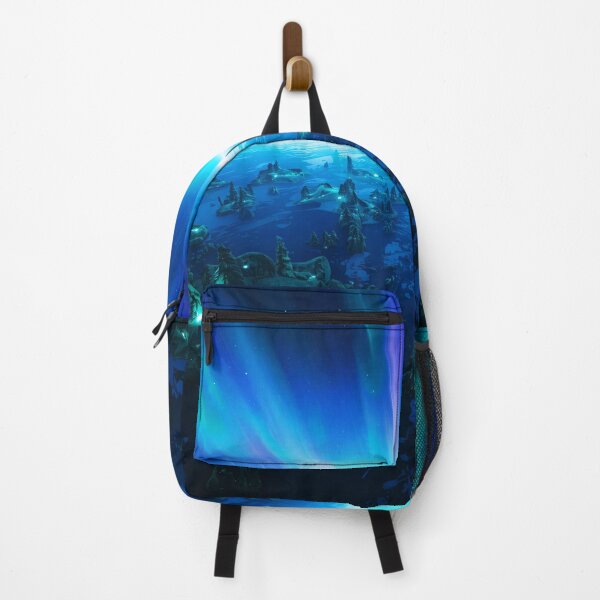 Item preview, Living Aurora Forest Alien Planet Fantasy Landscape designed and sold by Luminous Wilds.