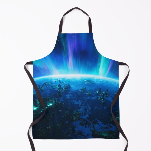 Item preview, Living Aurora Forest Alien Planet Fantasy Landscape designed and sold by Luminous Wilds.