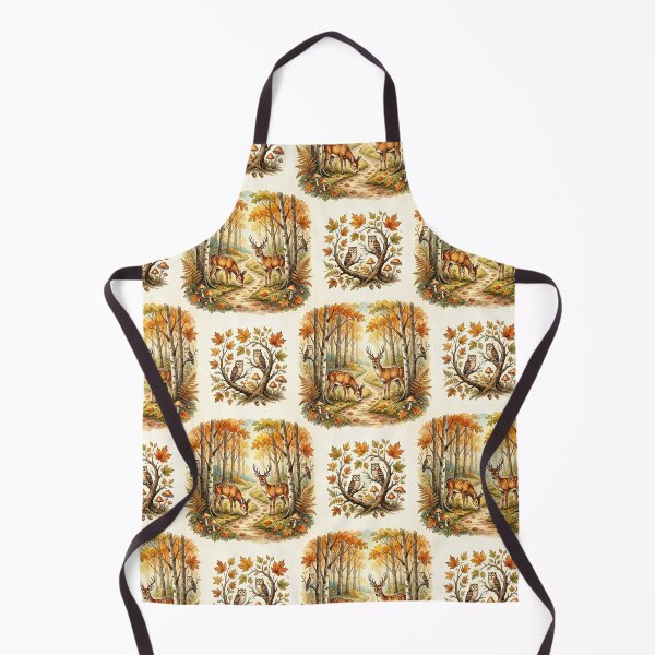 Item preview, Autumn Forest Deer and Owl Pattern designed and sold by Canvas-Whispers.