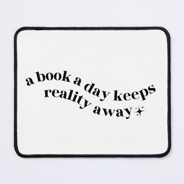 Item preview, A Book A Day Keeps Reality Away designed and sold by Margarita Reads.