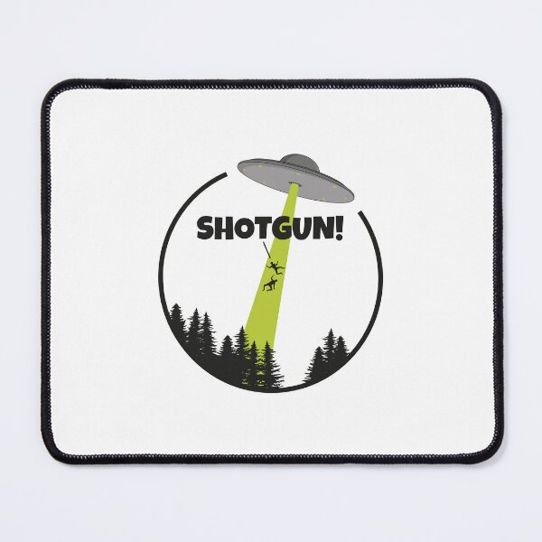 Item preview, UFO Abduction Calling Shotgun designed and sold by PosterDevilCo.