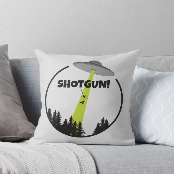 Item preview, UFO Abduction Calling Shotgun designed and sold by PosterDevilCo.