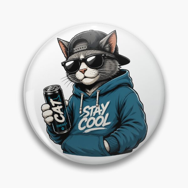 Item preview, Cool Streetwear Cat With Sunglasses and Hoodie Graphic designed and sold by the-dovlat.