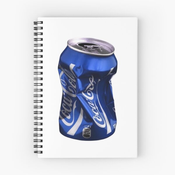 Item preview, Crushed Blue Soda Can – Urban Grunge Metal Sticker designed and sold by Mustangana.