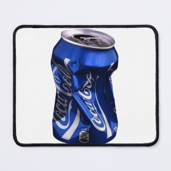 Item preview, Crushed Blue Soda Can – Urban Grunge Metal Sticker designed and sold by Mustangana.