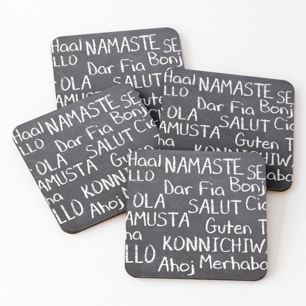 Item preview, Language Teacher Hello on Blackboard designed and sold by CreativeTwins.