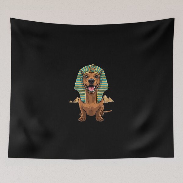 Item preview, Dachshund Pharaoh of the Pyramids Funny Gifts designed and sold by Domel9674.