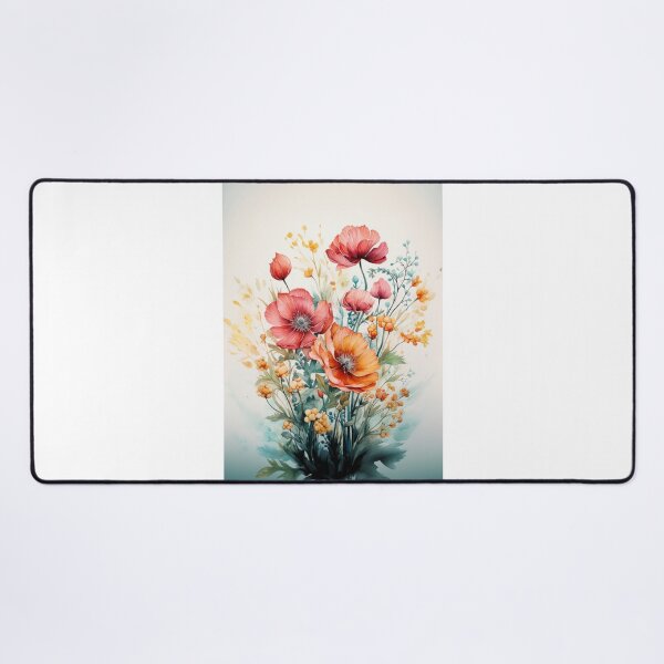 Item preview, Bouquet of flowers on a white background designed and sold by MiraCleAI.