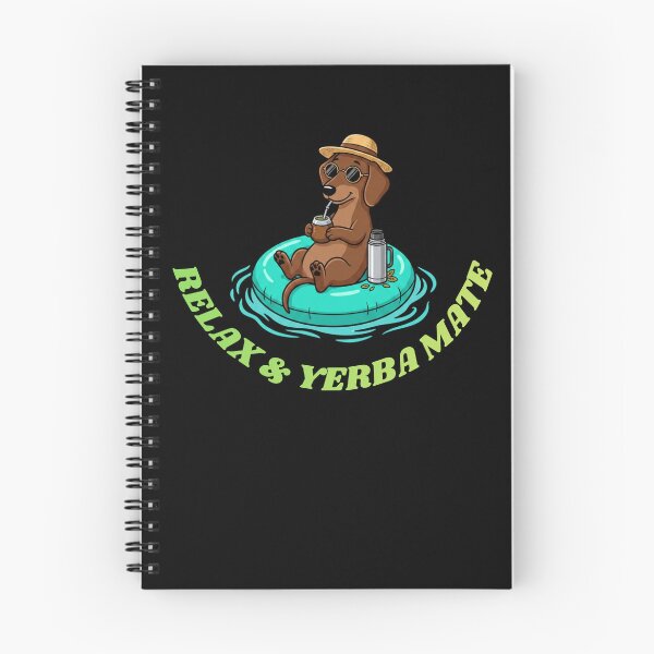 Item preview, Relax & Yerba Mate Dachshund Funny Gifts designed and sold by Domel9674.