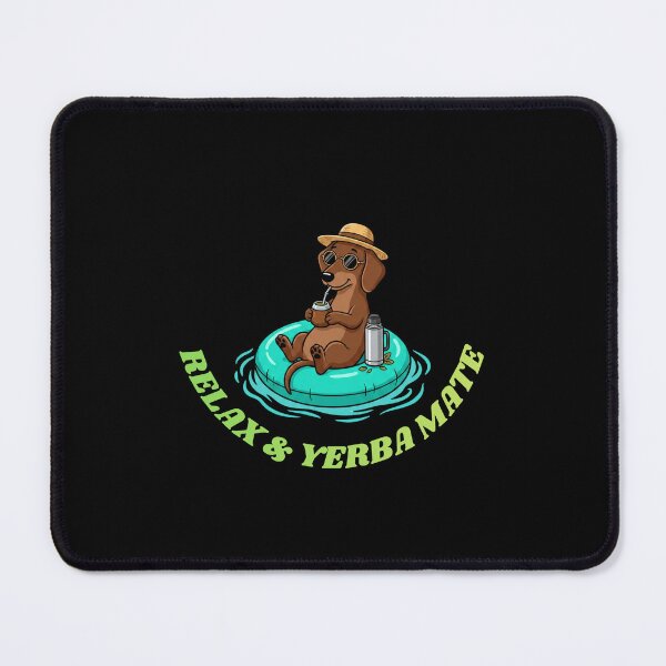 Item preview, Relax & Yerba Mate Dachshund Funny Gifts designed and sold by Domel9674.