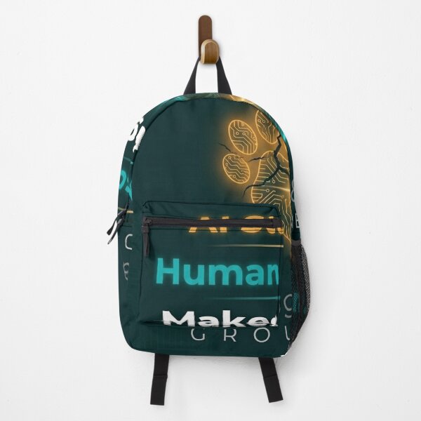 Item preview, AI Stumbles Human Wisdom Makes It Right — NeoTig Luna Grounded Art Main Tag: human ai art designed and sold by NeoTigLuna.