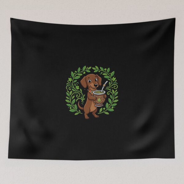 Item preview,  Yerba Mate Sweet Dachshund Funny Gifts designed and sold by Domel9674.