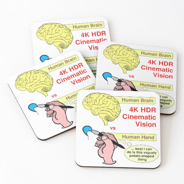 Item preview, The human brain can imagine amazing things vs actually drawing them designed and sold by LittleGreyMan2026.