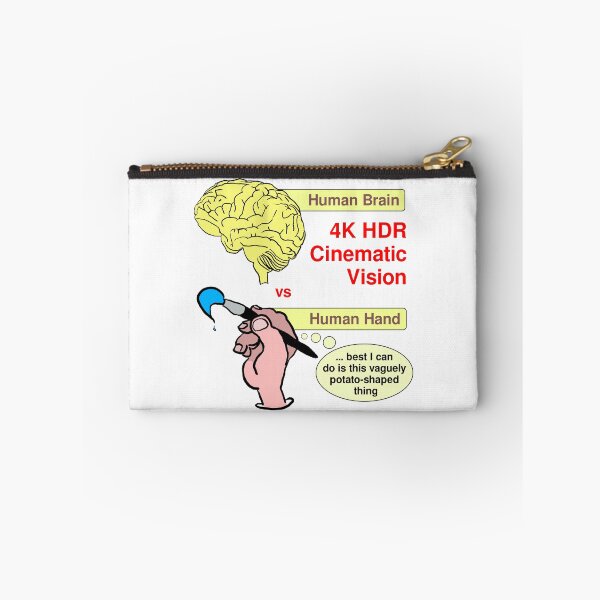 Item preview, The human brain can imagine amazing things vs actually drawing them designed and sold by LittleGreyMan2026.