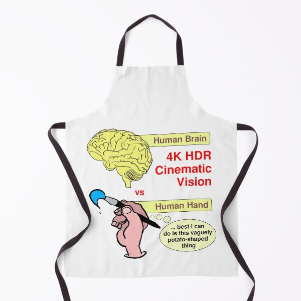 Item preview, The human brain can imagine amazing things vs actually drawing them designed and sold by LittleGreyMan2026.