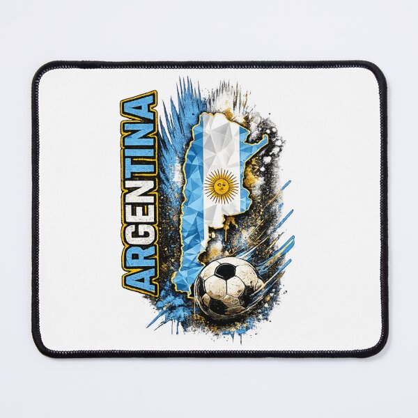 Item preview, Argentina Football Map Art | Soccer Fan Country Pride Graphic designed and sold by TheWorldGameStudio .