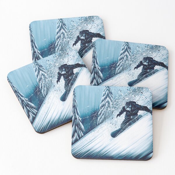 Item preview, Forever Dreaming Of (Version 2) | Alpine Winter Wall Art | Snowboard Art Print | Shred Art designed and sold by Shred Art Studio.