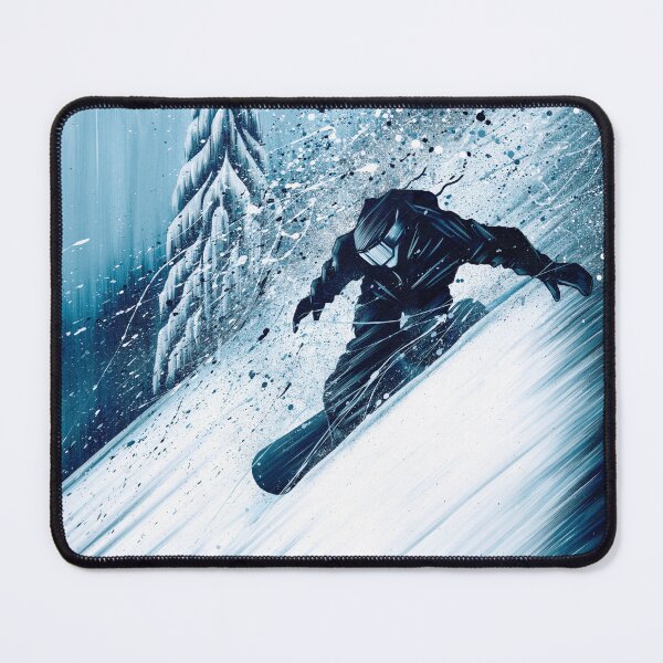 Item preview, Forever Dreaming Of (Version 2) | Alpine Winter Wall Art | Snowboard Art Print | Shred Art designed and sold by Shred Art Studio.
