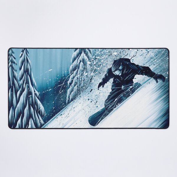 Item preview, Forever Dreaming Of (Version 2) | Alpine Winter Wall Art | Snowboard Art Print | Shred Art designed and sold by Shred Art Studio.