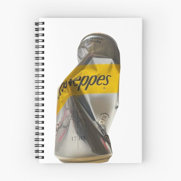 Item preview, Crushed Silver and Gold Soda Can – Urban Grunge Metal Sticker designed and sold by Mustangana.