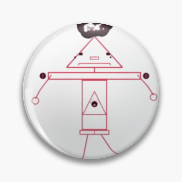 Item preview, All-Seeing Triangle Dude designed and sold by ScribbleeFreaks.