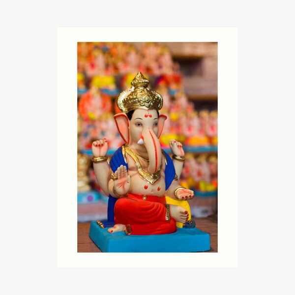 Moods of Lord Ganesh #4 Art Print