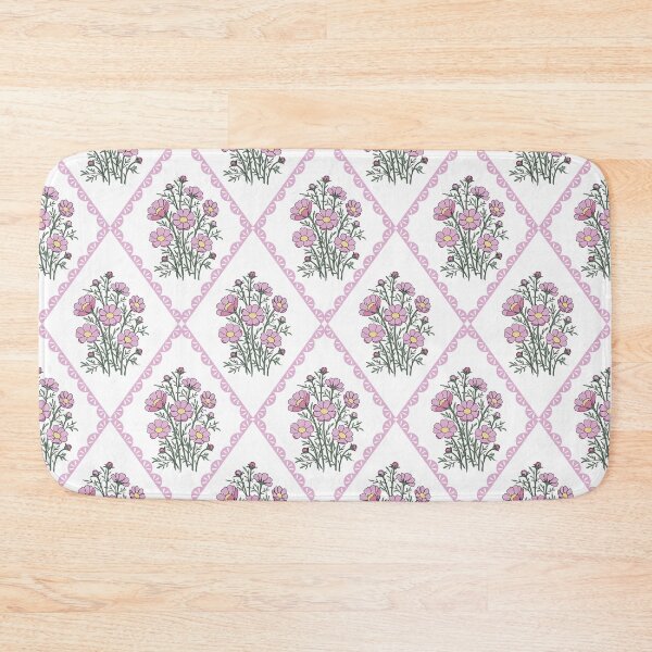 Item preview, cosmos flower with lace pattern Cottagecore Flower Print designed and sold by storieslanguage.