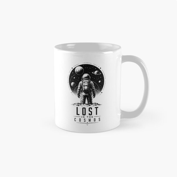 Item preview, Lost in the Cosmos Astronaut Exploring Deep Space designed and sold by the-dovlat.