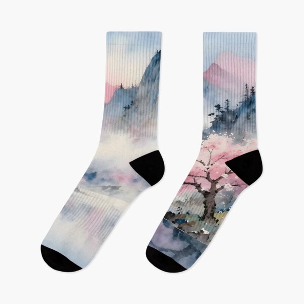 Item preview, Misty Sakura Mountain Lake designed and sold by Selena-V.