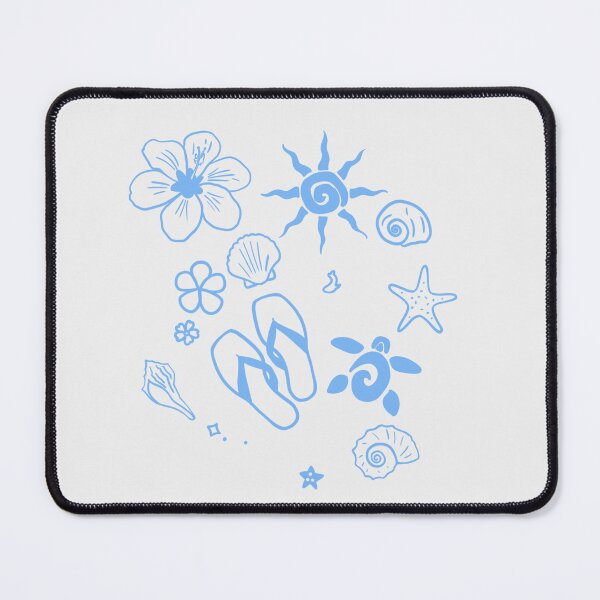Item preview, Minimalist Summer Time Vibes - Pastel Blue designed and sold by MushroomTeddy.