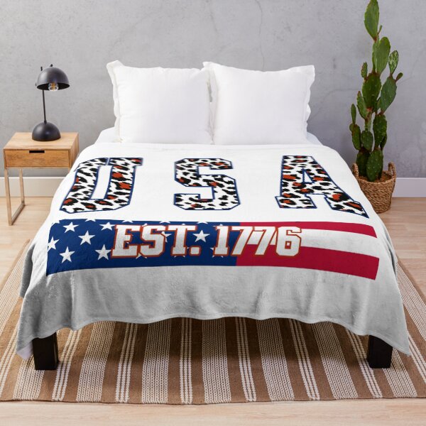 Item preview, USA Est 1776 Leopard Print Varsity Patriotic Design designed and sold by DjFreeq.