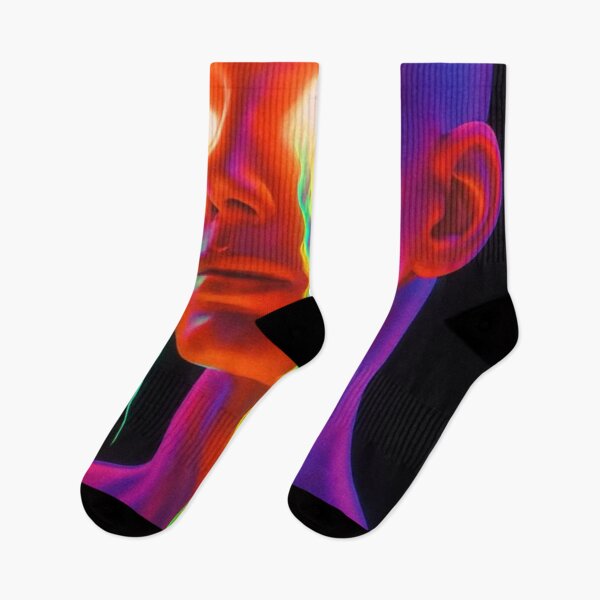 Item preview, Neon Acid Crying Android Cyberpunk Psychedelic Rave Art designed and sold by LYAN-STORE.