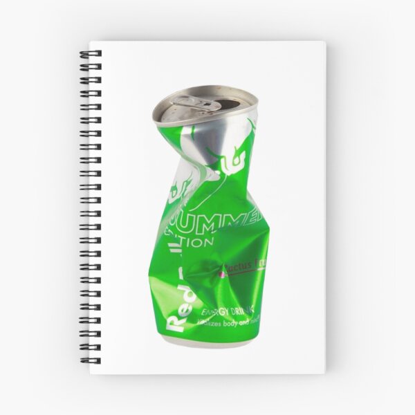 Item preview, Crushed Green Energy Drink Can – Urban Grunge Metal Art Sticker  designed and sold by Mustangana.