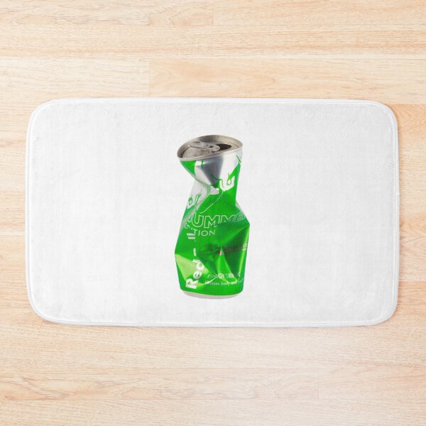 Item preview, Crushed Green Energy Drink Can – Urban Grunge Metal Art Sticker  designed and sold by Mustangana.