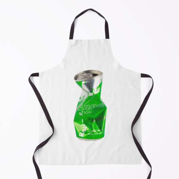 Item preview, Crushed Green Energy Drink Can – Urban Grunge Metal Art Sticker  designed and sold by Mustangana.