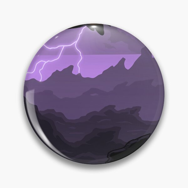 Item preview, Storm Flight Over Purple Alien Peaks designed and sold by Dyasveria.
