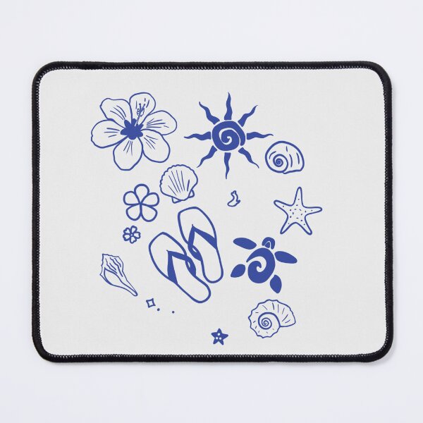 Item preview, Minimalist Summer Time Vibes - Blue designed and sold by MushroomTeddy.